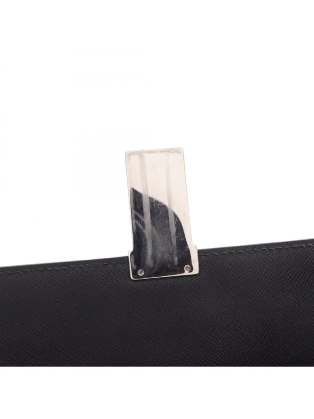 Prada Clutch Black Triangle Logo